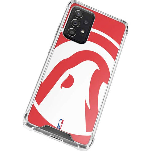 NBA Atlanta Hawks Largo Logo Galaxy A72 5G Clear Case